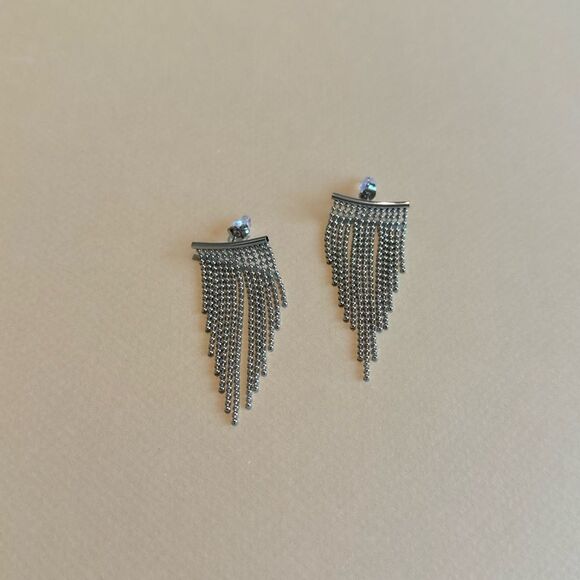 Tassel drop earrings M716 - Picture 2 of 5